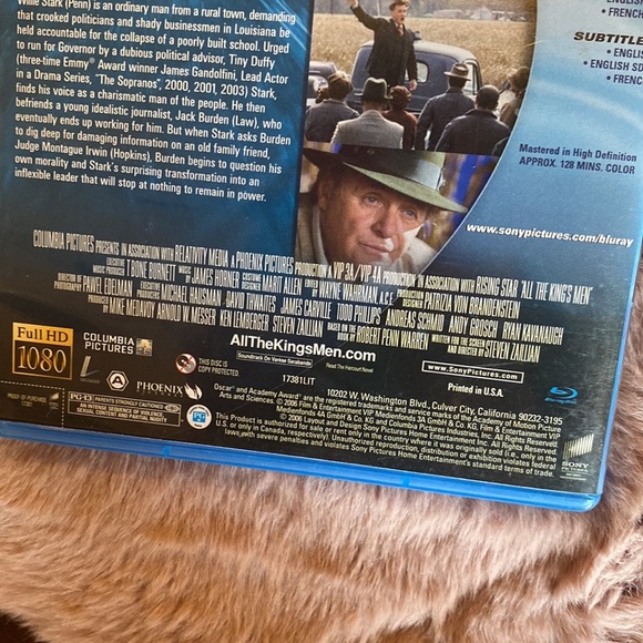 All The King’s Men Blu-ray DVD Sean Penn Jude Law Kate Winslet Anthony Hopkins - Picture 7 of 8